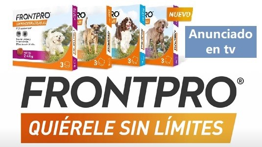 FRONTPRO MASTICABLE PULGAS Y GARRAPATAS